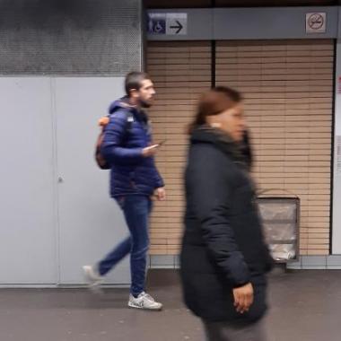 Surveillance Sytral Métro de Lyon station Saxe Gambetta