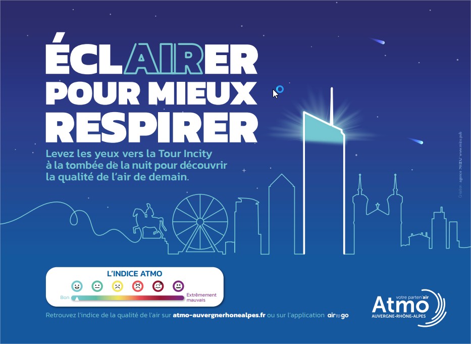Campagne Eclairer pour mieux respirer : visuel
