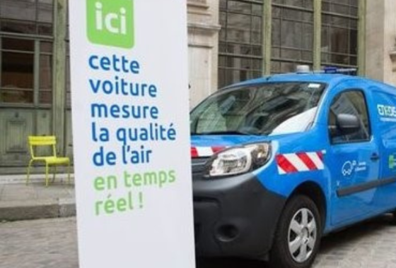 Rapport Sillon'Air 2025 - illustration voiture équipée pour mesurer la qualité de l'air