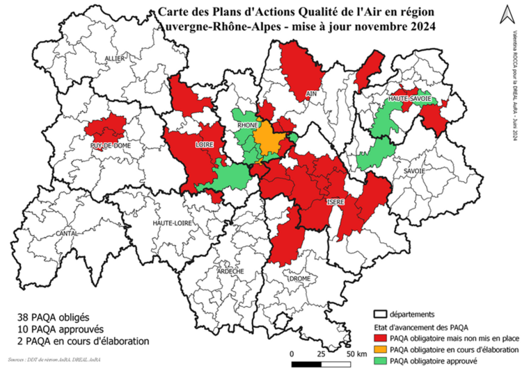 Les PAQA de la région Auvergne-Rhône-Alpes
