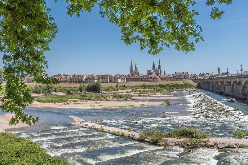 Ville de Moulins dans l'Allier 