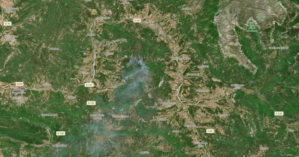 Incendie Drôme