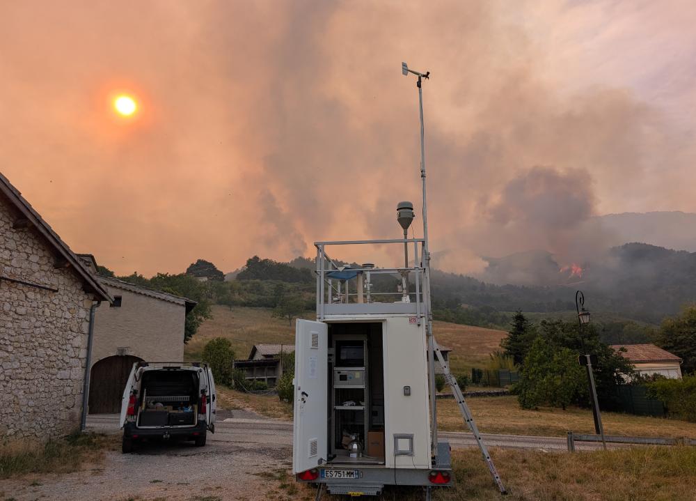 Remorque installée à Montmaur-en-Diois le 7 juillet 2026