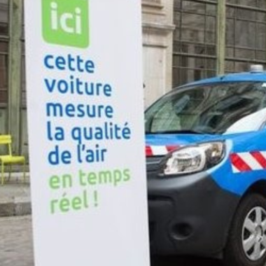 Rapport Sillon'Air 2025 - illustration voiture équipée pour mesurer la qualité de l'air